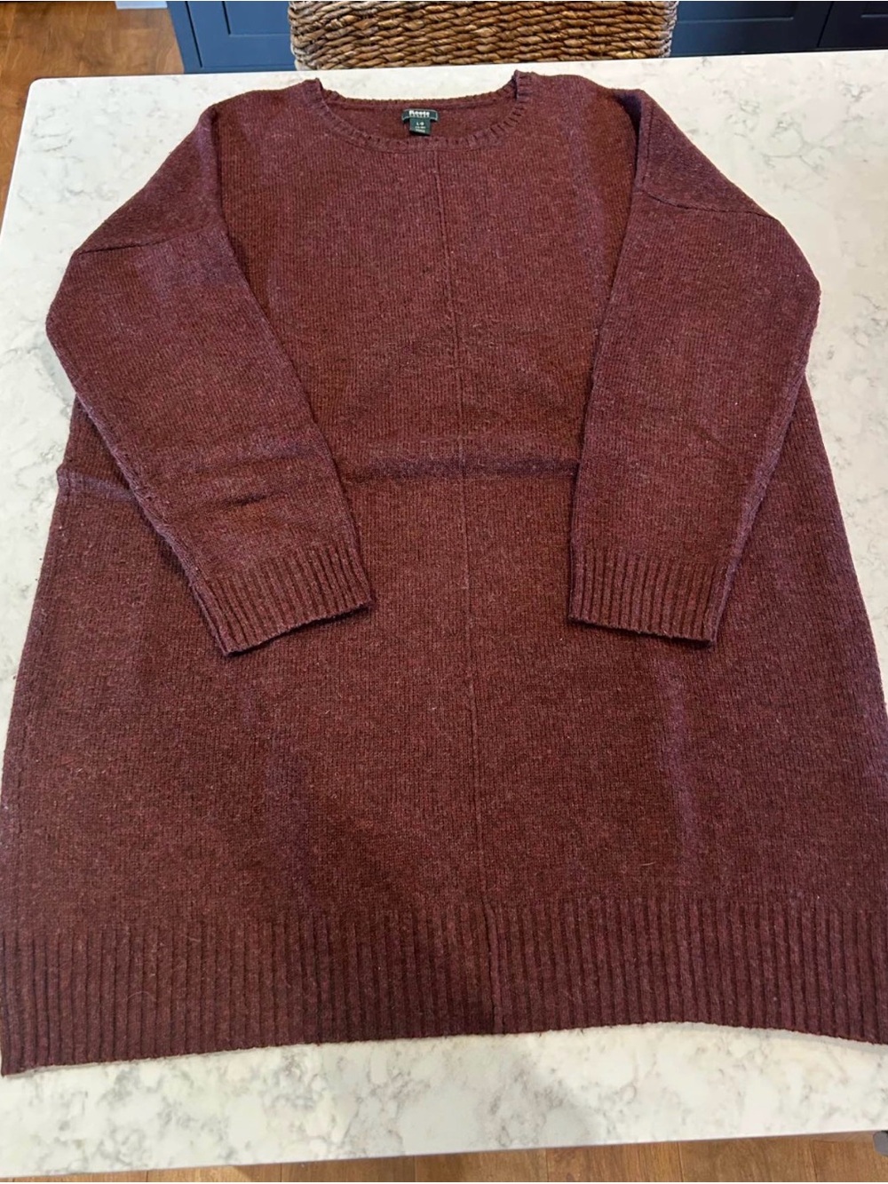 Roots Crewneck Sweater in Deep Wine